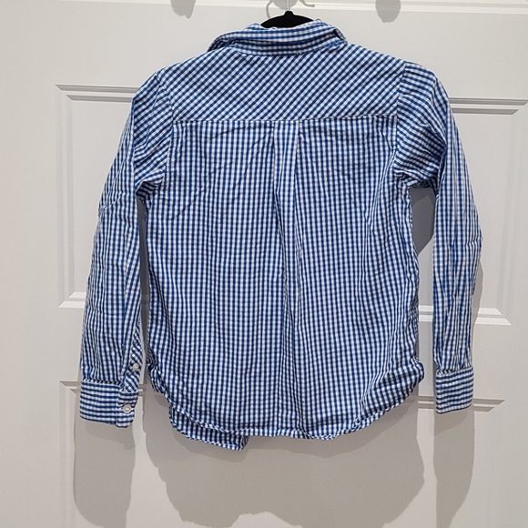 Boys, long sleeve, checkered button up shirt - Picture 3 of 4